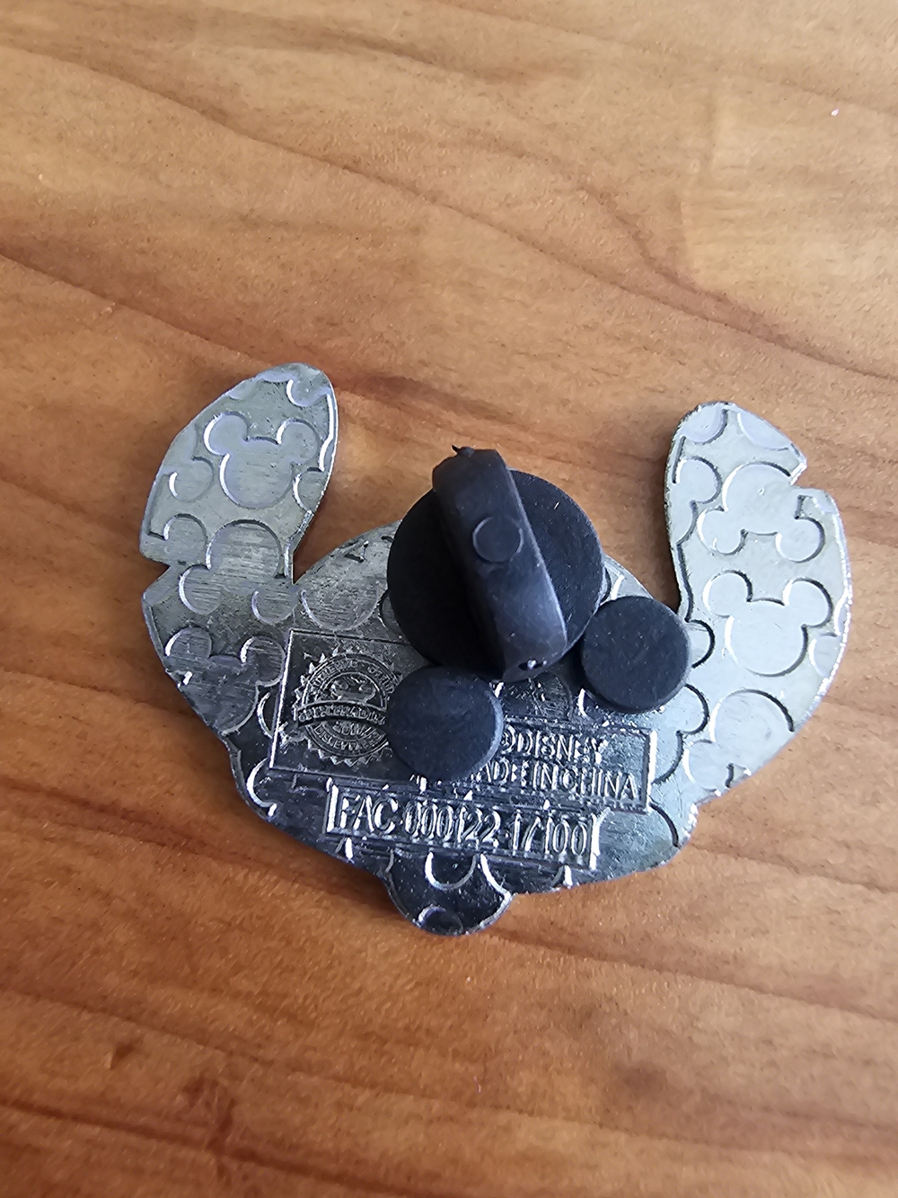 Disney Blue and Pink Stitch Character Enamel Pin - Picture 3 of 3